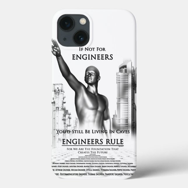 Engineers Rule Case-Mate iPhone Case (Back)