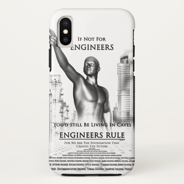 Engineers Rule Case-Mate iPhone Case (Back)
