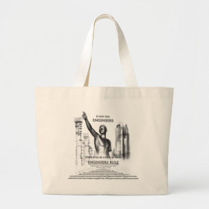 Engineers Rule Large Tote Bag