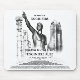 Engineers Rule Mouse Mat
