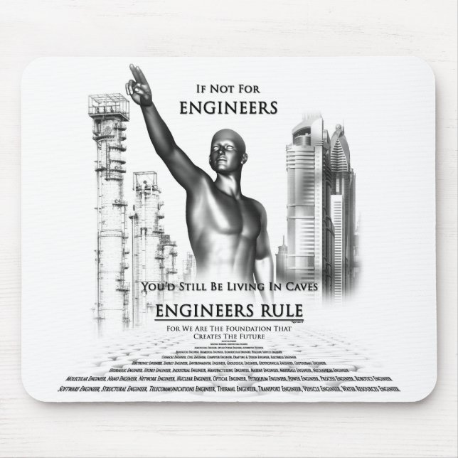 Engineers Rule Mouse Mat (Front)