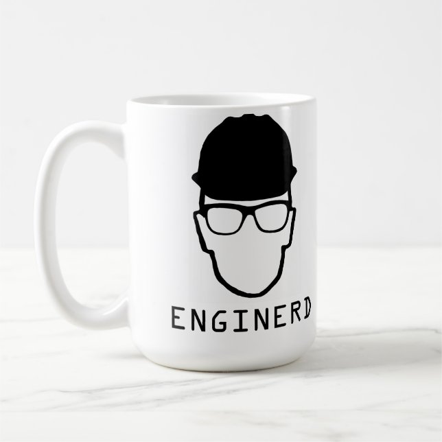 Enginerd engineering nerd mug (Left)