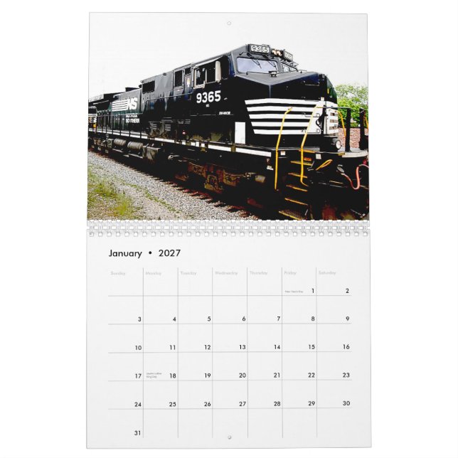 ENGINES 2013 CALENDAR (Jan 2027)