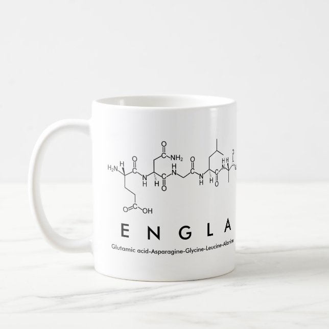 Engla peptide name mug (Left)