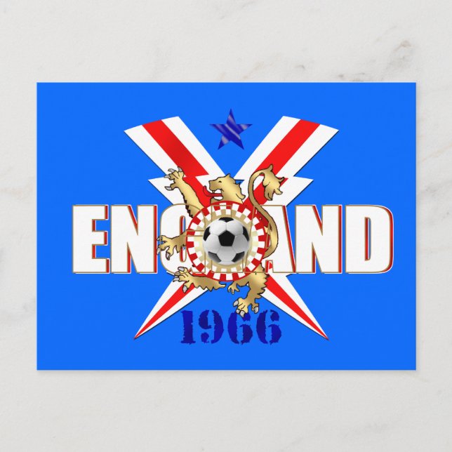 England 1966 football fans postcards and gifts (Front)