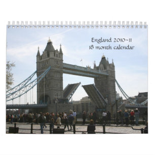 England 2010-11 - 18 month calendar