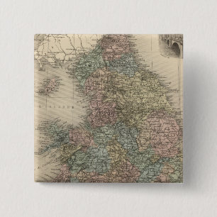 England 3 15 cm square badge