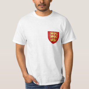 England 3 lions Coat of Arms T-Shirt
