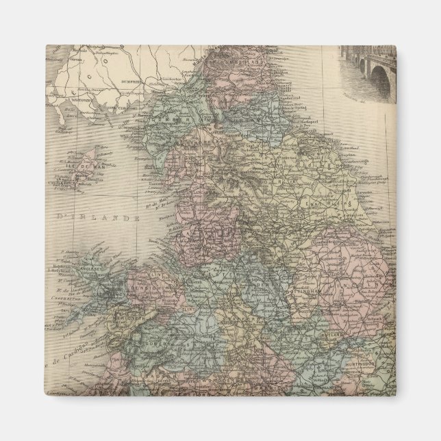 England 3 magnet (Front)