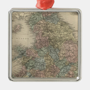 England 3 metal tree decoration
