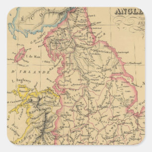 England 4 square sticker