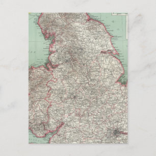 England 5 postcard