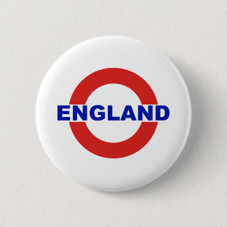 England 6 Cm Round Badge