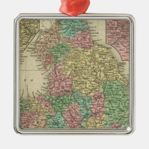 England 6 metal tree decoration