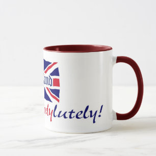 England Absobloodylutely Mug