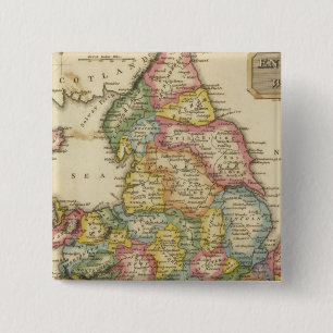 England and Wales 15 Cm Square Badge