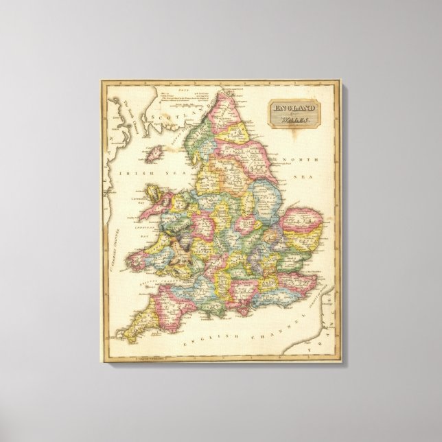 England and Wales 2 Canvas Print (Front)