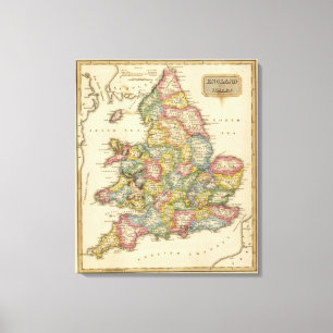 England and Wales 2 Canvas Print
