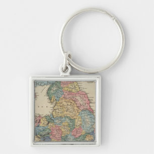 England and Wales 2 Key Ring