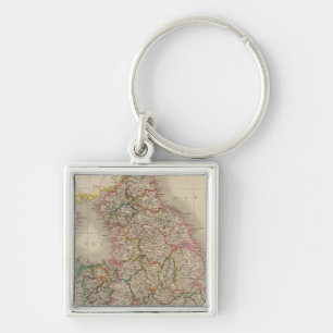 England and Wales 3 Key Ring