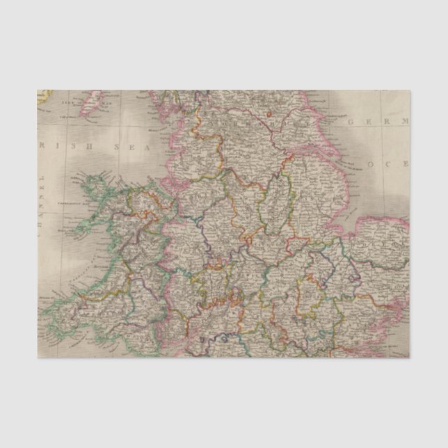 England and Wales 3 Tissue Paper (Front)