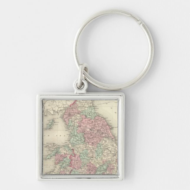 England and Wales 5 Key Ring (Front)