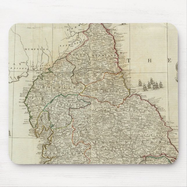 England and Wales Northern section Mouse Mat (Front)
