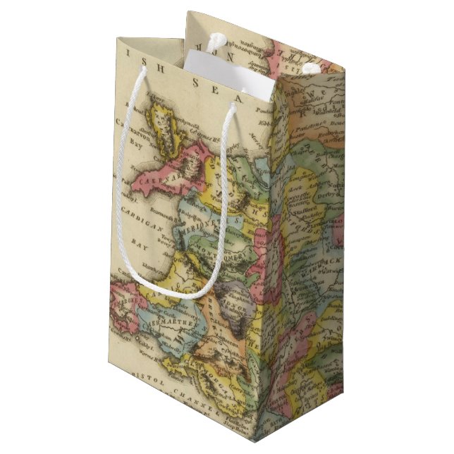 England and Wales Small Gift Bag (Back Angled)