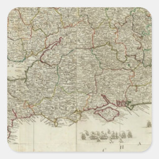 England and Wales Southern section Square Sticker