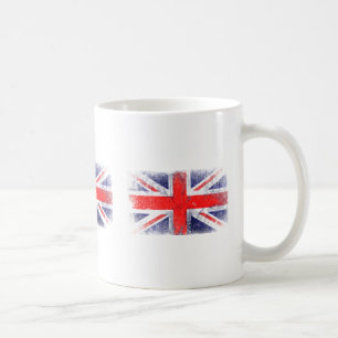 England blue and red flag coffee mug