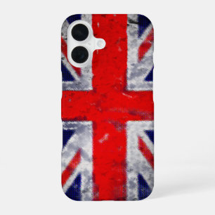 England blue and red flag iPhone 16 case