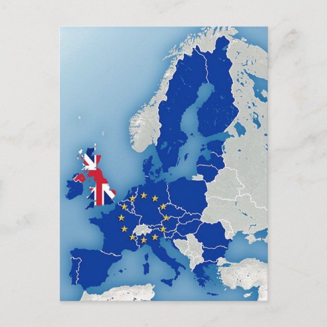 ENGLAND BREXIT POSTCARD (Front)