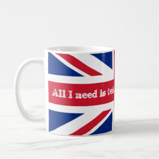 England British Need Tea Flag Union Jack Coffee Mug
