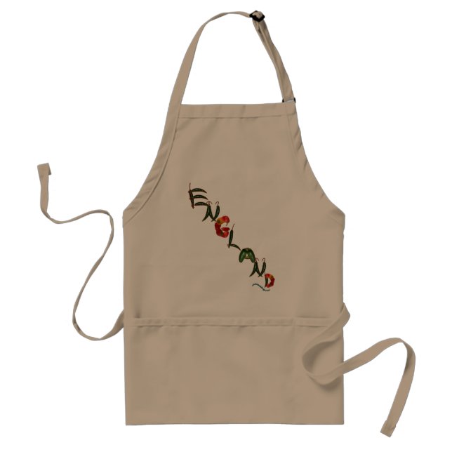 England Chilli Peppers Standard Apron (Front)