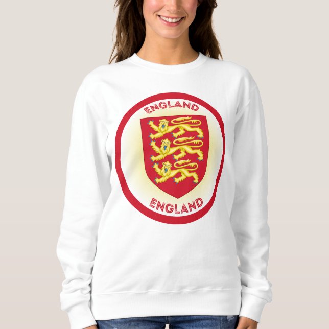 England Coat of Arms Circle Shape  Sweatshirt (Front)