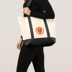 England Coat of Arms Circle Shape Tote Bag