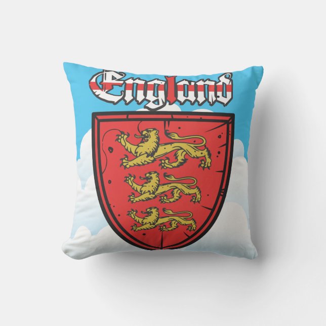 England Coat of Arms Cushion (Front)