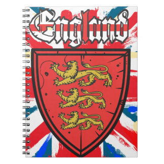 England Coat of Arms Notebook