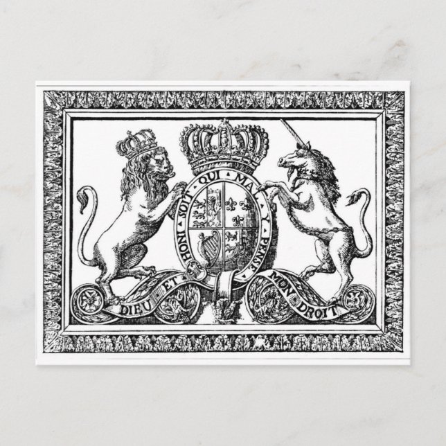 England Coat of Arms Postcard (Front)