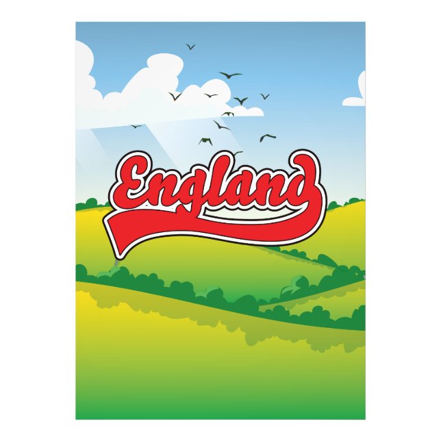 England Countryside travel poster (Front)