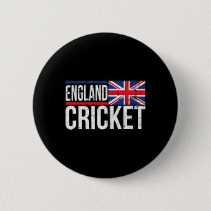 England Cricket Flag Jersey Match Tournament Uk Fa 6 Cm Round Badge
