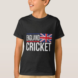 England Cricket Flag Jersey Match Tournament Uk Fa T-Shirt