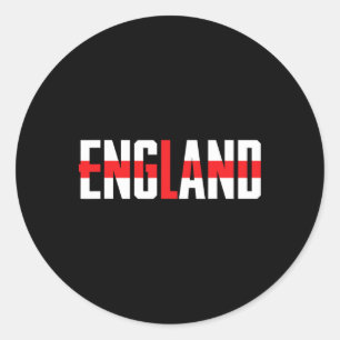 England Cricket Player Funny Cricket Sport  Classic Round Sticker