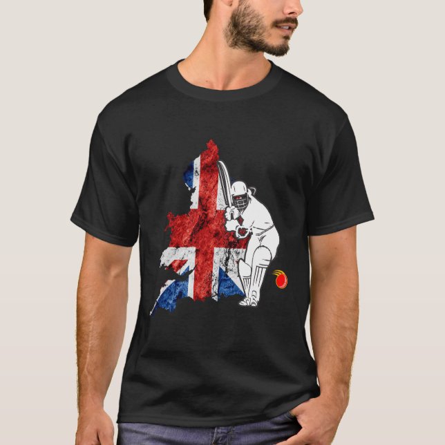 England Cricket T Shirt  (Front)