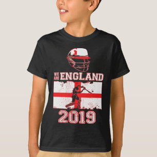 England Cricket Team Supporters We Are England Gif T-Shirt