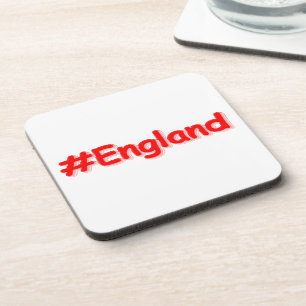 "#England" Cute Design. Buy Now Coaster