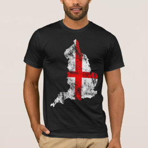 England Distressed Flag T-Shirt