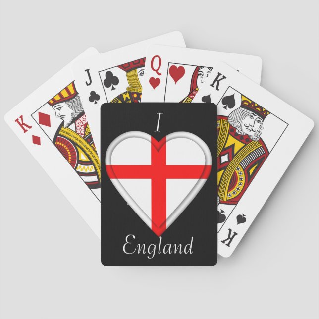 England English Flag Playing Cards (Back)