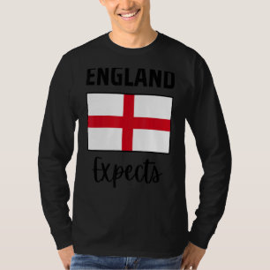 England Expects Football Supporter Men Women Kids  T-Shirt
