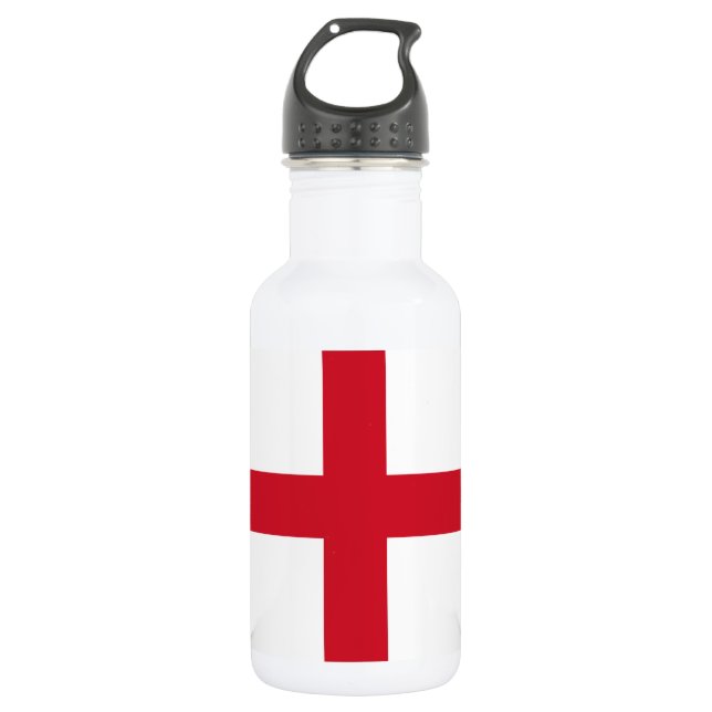 England Flag 532 Ml Water Bottle (Front)